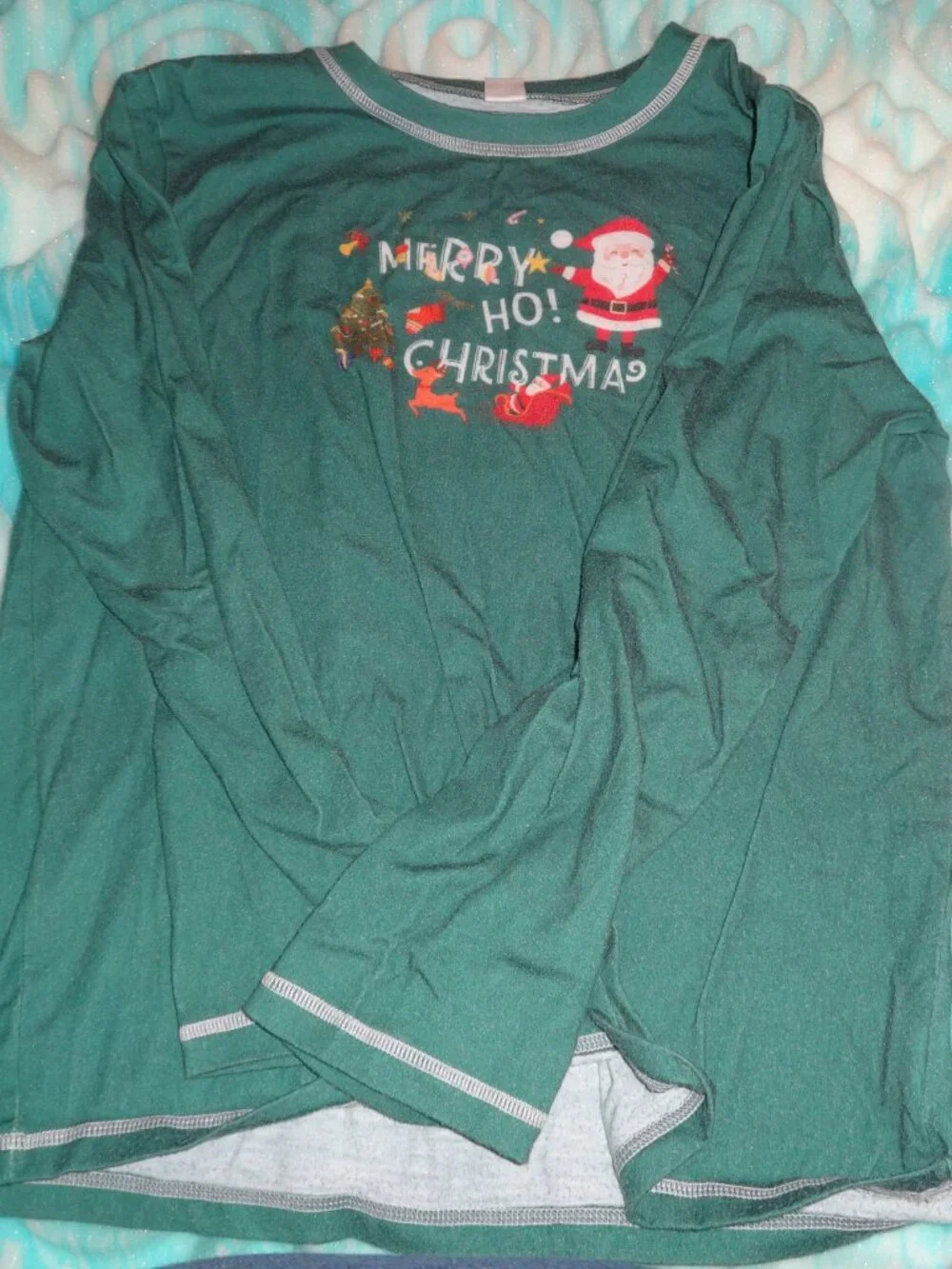 UNISEX KIDS CHRISTMAS-THEMED PAJAMA SET SIZE 160 (14-16) NWOT